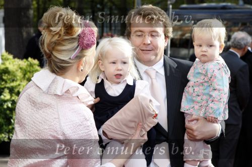 Den Haag 20 oktober 2007
Mabel Wisse Smit Prins Friso en hun dochters Luana en Zaria bij de doop van prinses Ariane.
Peter Smulders bv