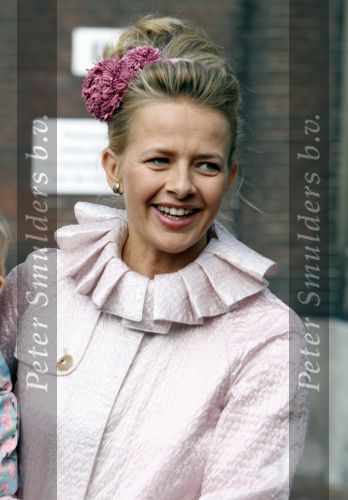 Den Haag 20 oktober 2007
Mabel Wisse Smit Prins Friso en hun dochters Luana en Zaria bij de doop van prinses Ariane.