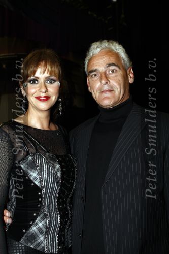 Aalsmeer 15 mei 2009
Dancing with the stars in de studio\'s in Aalsmeer. Manon Thomas met partner Ruud
Peter Smulders bv