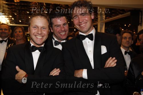 Amsterdam 6 december 2007
Marc en Janneke Brouwers bij de onthulling van hun riva bij lengers yachts op de miljonair fair.