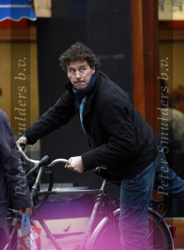 Amsterdam 17 januari 2008
Marc Klein Essink op de fiets in Amsterdam.