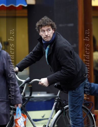 Amsterdam 17 januari 2008
Marc Klein Essink op de fiets in Amsterdam.