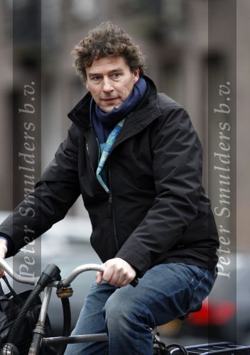 Amsterdam 17 januari 2008
Marc Klein Essink op de fiets in Amsterdam.