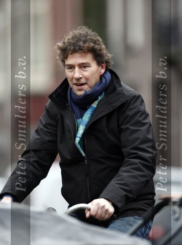 Amsterdam 17 januari 2008
Marc Klein Essink op de fiets in Amsterdam.