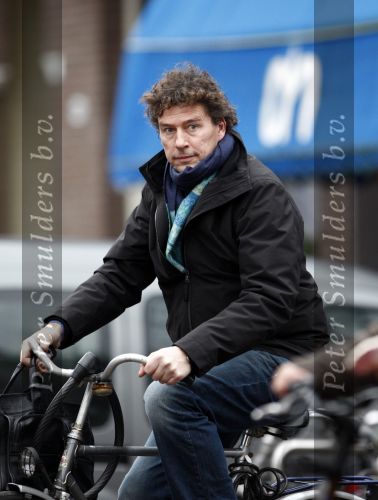 Amsterdam 17 januari 2008
Marc Klein Essink op de fiets in Amsterdam.