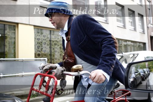 Amsterdam 14 mei 2009
Marc Marie Huybregts op de pc hooftstraat.
Peter Smulders bv