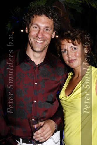 Amstelveen 30 mei 2008
Feest bij special sports in Amstelveen. 
Marcel Mayer met een vriendin