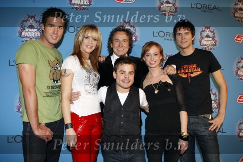 Amsterdam 27 oktober 2007
Uitreiking tmf awards in de heineken music hall. Marco Borsato en Nick en Simon Stevie Ann en Roel v Velzen