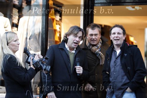 Amsterdam 25 november 2007
Marco Verhagen Eddy Keur en Robert Leroy nemen real life show op.