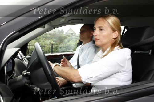 Noordwijk 3 juni 2008
Het Nederlands elftal vertrekt vanaf hotel huis ter Duin naar Schiphol voor het EK voetbal in Zwitserland en Oostenrijk. 
Marco v Basten  en Liesbeth v Basten