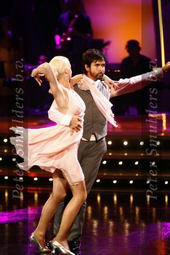 Aalsmeer 15 mei 2009
Dancing with the stars in de studio\'s in Aalsmeer. Mari v d Ven met danspartner Denise Qualm
Peter Smulders bv