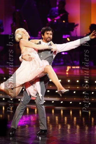 Aalsmeer 15 mei 2009
Dancing with the stars in de studio\'s in Aalsmeer. Mari v d Ven met danspartner Denise Qualm
Peter Smulders bv