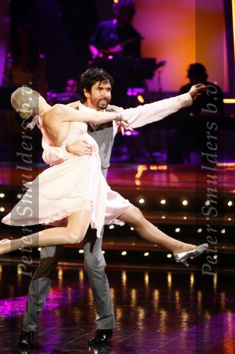 Aalsmeer 15 mei 2009
Dancing with the stars in de studio\'s in Aalsmeer. Mari v d Ven met danspartner Denise Qualm
Peter Smulders bv