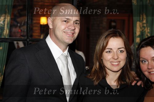 de Meern 6 april 2009
Charity Diiner SOS horse foundation. Marianne Thieme met man  
Peter Smulders bv