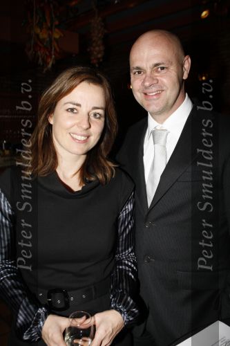de Meern 6 april 2009
Charity Diiner SOS horse foundation. Marianne Thieme met man  
Peter Smulders bv