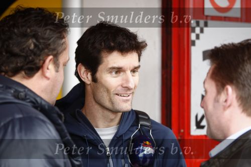 Barcelona 11 maart 2009
Test dag voor de formule 1 teams op het circuit van Barcelona. Mark Webber met Jos Verstappen en Jack Plooij
Peter Smulders bv