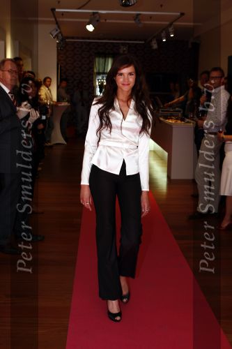 Amsterdam 21 april 2009
Marly v d Velde  loopt modeshow bij je t\'aime.
Peter Smulders bv