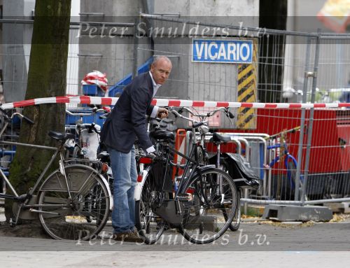 Amsterdam 11 september 2007
Mart Viser bij zijn fiets.