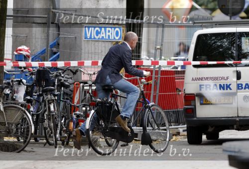 Amsterdam 11 september 2007
Mart Viser bij zijn fiets.