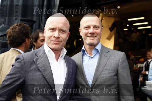 Amsterdam 14 mei 2009
Opening G star winkel op de pc hooftstraat. Mart Visser met zijn partner/vriend Jop
Peter Smulders bv