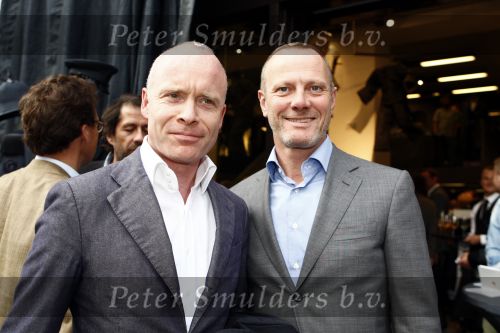Amsterdam 14 mei 2009
Opening G star winkel op de pc hooftstraat. Mart Visser met zijn partner/vriend Jop
Peter Smulders bv