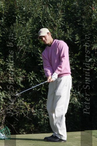 4 November 2007 Valderrama Golfclub ( Spanje )
Finaledag Volvo Masters Seizoen 2007
Martin Kaymer op de driving Range
Foto Peter Smulders BV Eindhoven