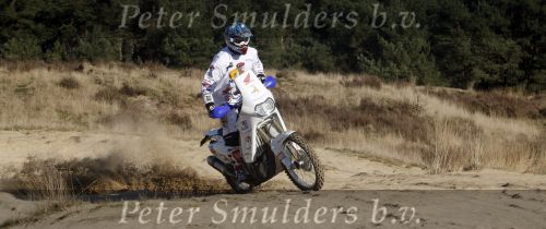 Eindhoven, 9 Februari 2008
Martin Utberg met zijn Honda Motor , TopspeedTV, Heroes Legend
Parijs Dakar.
Foto: Jan van den Dungen