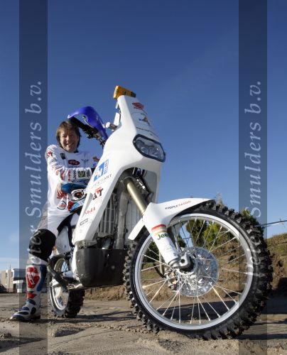 Eindhoven, 9 Februari 2008
Martin Utberg met zijn Honda Motor , TopspeedTV, Heroes Legend
Parijs Dakar.
Foto: Jan van den Dungen
