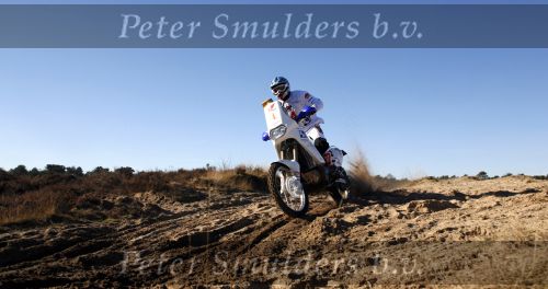 Eindhoven, 9 Februari 2008
Martin Utberg met zijn Honda Motor , TopspeedTV, Heroes Legend
Parijs Dakar.
Foto: Jan van den Dungen
