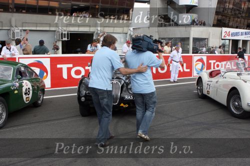 Le Mans, 12 Juli 2008
Le Mans Classic 2008
TV verslaggever/Programmamaker Martin Utberg van Topspeed TV
