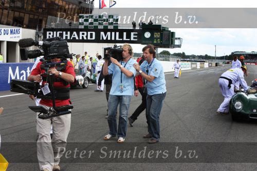 Le Mans, 12 Juli 2008
Le Mans Classic 2008
TV verslaggever/Programmamaker Martin Utberg van Topspeed TV