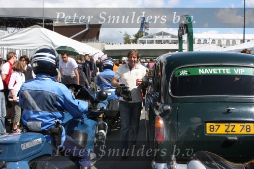 Le Mans, 12 Juli 2008
Le Mans Classic 2008
TV verslaggever/Programmamaker Martin Utberg van Topspeed TV