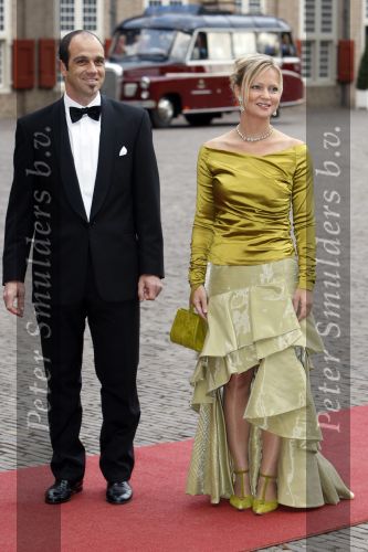 Apeldoorn 1 september 2007
Prins Willem Alexander viert zijn 40e verjaardag op paleis het Loo met Maxima Alexia Ariane en Amalia. Martin Zorrequieta met prinses Carolina