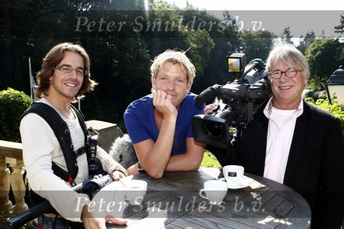 Hilversum 15 september 2008
Presentatie Frans Bauer Jan Smit en Andre v Duin voor de TROS in kasteel de hoge vuursche. Cameraploeg boulevard met Bert Mathijs en ...