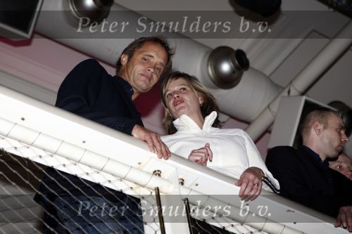 Amsterdam  februari 2008
Presentatie nieuwde blad/tijdschrift M in de supper Club. Max Westerman met een vriendin
Peter Smulders bv