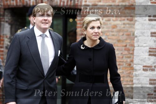 Wassenaar 3 april 2008
Herdenkingsdienst soldaat van oranje Erik Hazelhoff  in kerk wassenaar. Maxima en Prins Willem Alexander
Peter Smulders bv