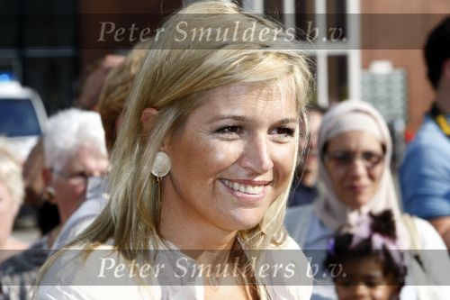 Utrecht 11 september 2008
Maxima opent buurthuis de Jutter in Utrecht.