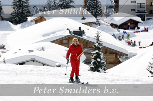 Lech 16 februari 2009
Fotosessie met de koninklijke familie in Oberlech. Koningin Beatrix Prins Willem Alexander Prinses Maxima Amalia Alexia Ariane Prins Constantijn Prins es Laurentien Claus Cazimir Eloise en  Leonore.
Peter Smulders bv