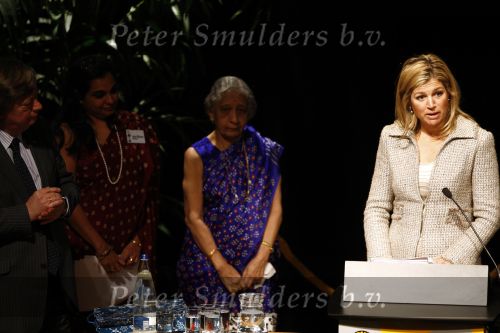 Amsterdam 17 maart 2008
Prinses Maxima in het tropenmuseum bij de stichting Aflatoun.
Peter Smulders bv