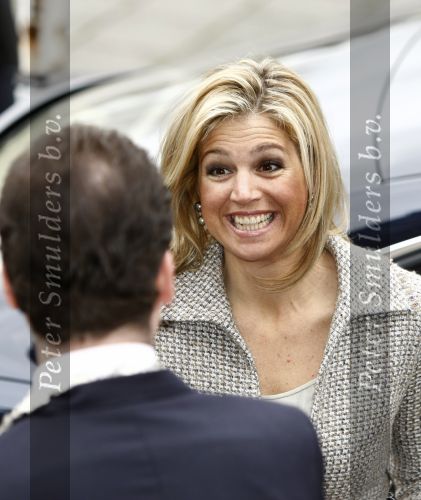 Amsterdam 17 maart 2008
Prinses Maxima in het tropenmuseum bij de stichting Aflatoun.
Peter Smulders bv