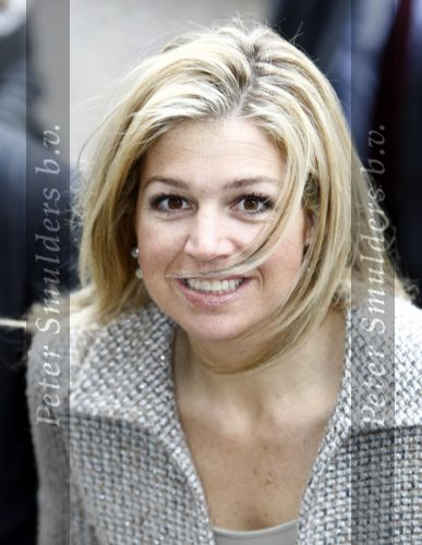 Amsterdam 17 maart 2008
Prinses Maxima in het tropenmuseum bij de stichting Aflatoun.
Peter Smulders bv