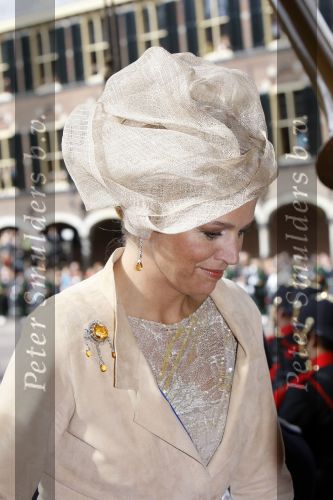 Den Haag 18 september 2007
Koningin Beatrix Prins Willem Alexander Maxima Prinses Margriet Pieter v Vollenhoven Prins Constantijn en Prinses Laurentien bij prinsjesdag met de gouden koets.