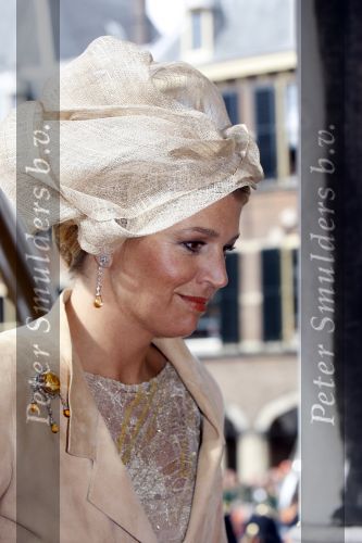 Den Haag 18 september 2007
Koningin Beatrix Prins Willem Alexander Maxima Prinses Margriet Pieter v Vollenhoven Prins Constantijn en Prinses Laurentien bij prinsjesdag met de gouden koets.