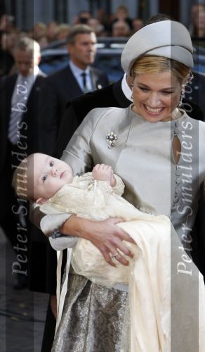 Den Haag 20 oktober 2007
Doop prinses Ariane. Prins Willem Alexander Maxima Ariana Alexia en Amalia.
