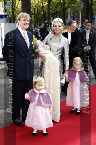 Den Haag 20 oktober 2007
Doop prinses Ariane. Prins Willem Alexander Maxima Ariana Alexia en Amalia.