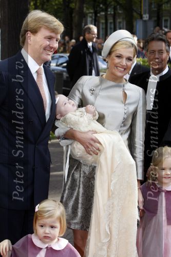 Den Haag 20 oktober 2007
Doop prinses Ariane. Prins Willem Alexander Maxima Ariana Alexia en Amalia.