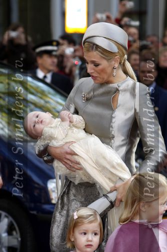 Den Haag 20 oktober 2007
Doop prinses Ariane. Prins Willem Alexander Maxima Ariana Alexia en Amalia.