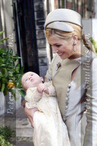 Den Haag 20 oktober 2007
Doop prinses Ariane. Prins Willem Alexander Maxima Ariana Alexia en Amalia.