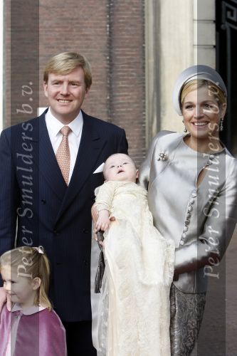 Den Haag 20 oktober 2007
Doop prinses Ariane. Prins Willem Alexander Maxima Ariana Alexia en Amalia.v