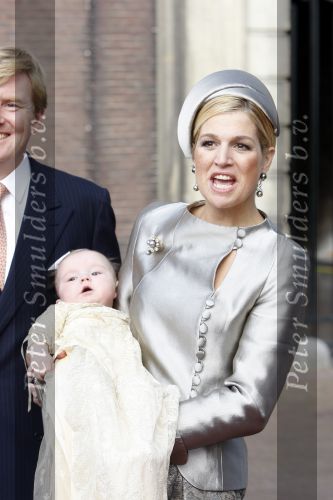 Den Haag 20 oktober 2007
Doop prinses Ariane. Prins Willem Alexander Maxima Ariana Alexia en Amalia.